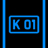 K01 blue